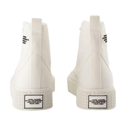 Sneakers The High Top - Marc Jacobs - Baumwolle - Weiß