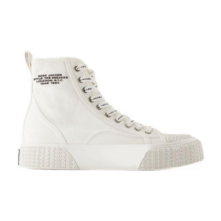 Sneakers The High Top - Marc Jacobs - Baumwolle - Weiß