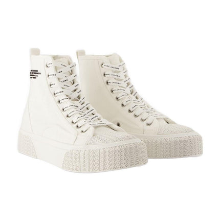 Sneakers The High Top - Marc Jacobs - Baumwolle - Weiß