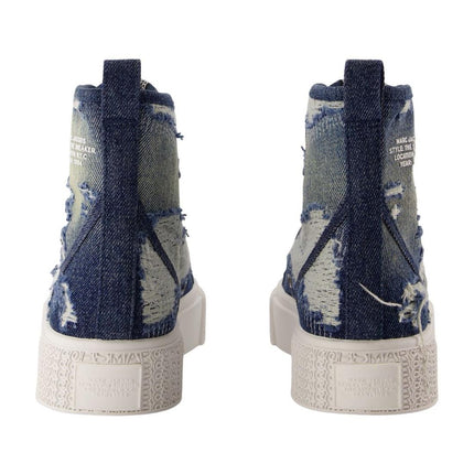 Sneakers The High Top - Marc Jacobs - Baumwolle - Blau