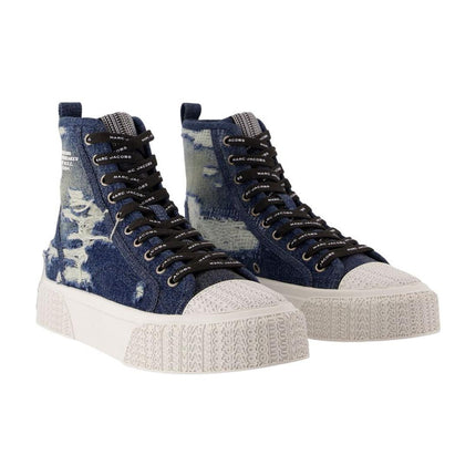 Sneakers The High Top - Marc Jacobs - Baumwolle - Blau
