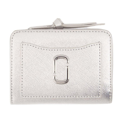 The Mini Compact Brieftasche - Marc Jacobs - Leder - Silber
