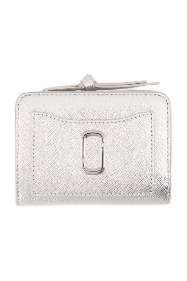 The Mini Compact Brieftasche - Marc Jacobs - Leder - Silber