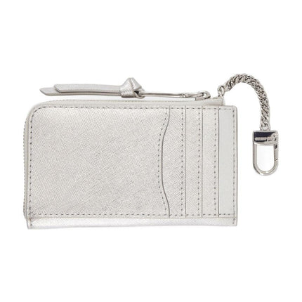 The Top Zip Brieftasche - Marc Jacobs - Leder - Silber