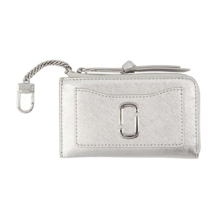 The Top Zip Brieftasche - Marc Jacobs - Leder - Silber