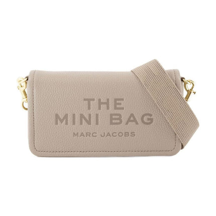 The Mini Schultertasche - Marc Jacobs - Leder - Grau