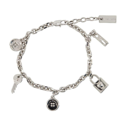 Button Charm Armband - Marc Jacobs - Metall - Silber