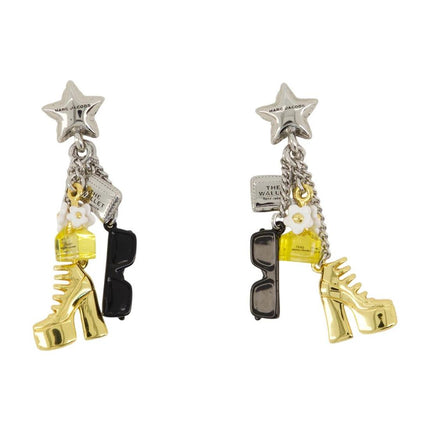 Mini Icon Charm Ohrringe - Marc Jacobs - Metall - vergoldet