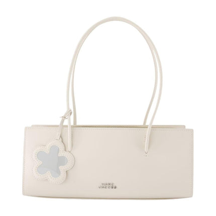 The Mirror Satchel Schultertasche - Marc Jacobs - Leder - Weiß