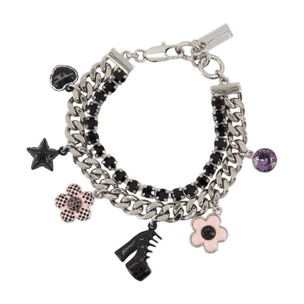 Mini Icon Dot Charm Armband - Marc Jacobs - Metall - Silber