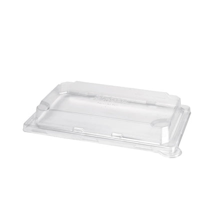 rPET Deckel Sushi medium  Transparent rPET 226x146x33 | Packung (50 Stück)