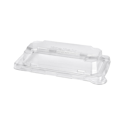rPET Deckel Sushi slim short  Transparent rPET 176x103x33 | Packung (50 Stück)
