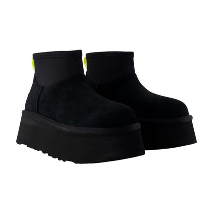 Classic Mini Dipper Stiefeletten - UGG - Leder - Schwarz
