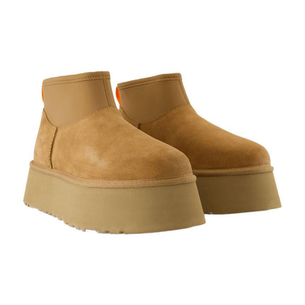 Stiefeletten W Classic Mini Dipper - UGG - Leder - Braun