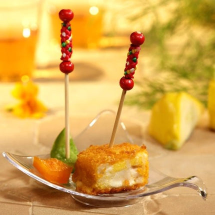 PAPSTAR Fingerfood Picker "Mexico" 7,5 cm, ideal für Partys | Beutel (40 Stück)