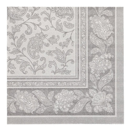 PAPSTAR 50 Servietten "ROYAL Collection" 1/4-Falz 40 x 40 cm grau