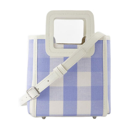 Mini Shirley Handtasche - Staud - Leder - Blau