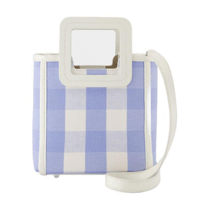 Mini Shirley Handtasche - Staud - Leder - Blau