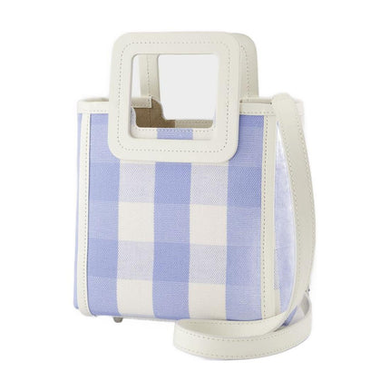 Mini Shirley Handtasche - Staud - Leder - Blau