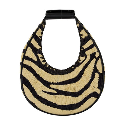 Moon Handtasche - Staud - Raphia - Multi
