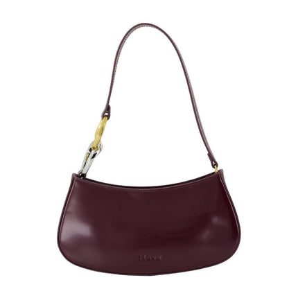 Ollie Schultertasche - Staud - Leder - Bordeaux