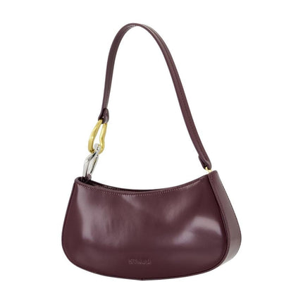 Ollie Schultertasche - Staud - Leder - Bordeaux