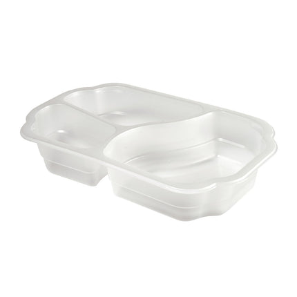 PP-Schale Take-Away 3 Transparent PP 250x159x48  | Packung (246 Stück)