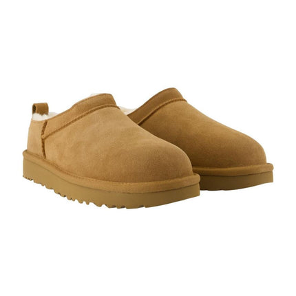 Klassische Micro Stiefeletten - UGG - Leder - Braun