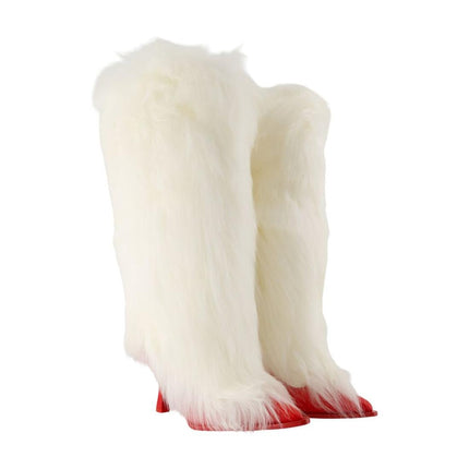 Stiefel Ambush Fur Heel - UGG - Pelz - Weiß/Rot