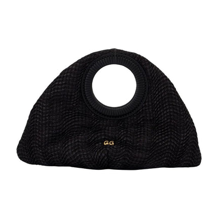 Thais Top Handle Handtasche - Cult Gaia - Raffia - Schwarz