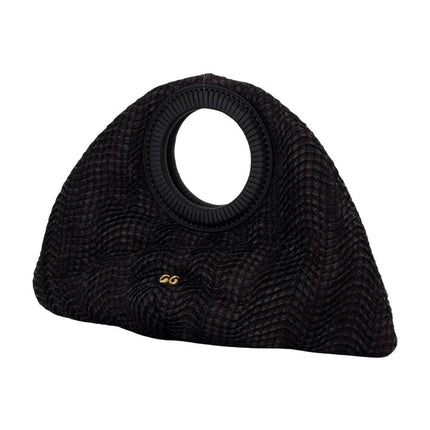 Thais Top Handle Handtasche - Cult Gaia - Raffia - Schwarz