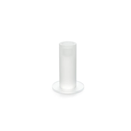 Kerzenhalter aus Glas, 11 cm, frosted Icicle - Elegante Dekoration | Packung (1 Stück)