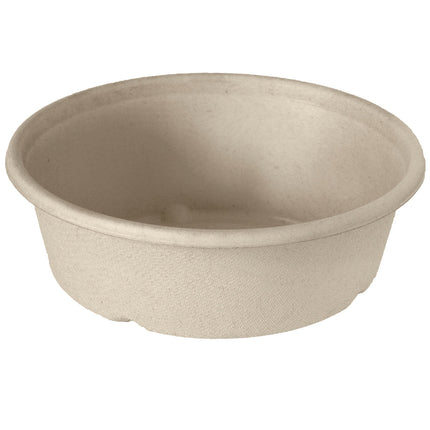 Classic Bowl 900 ml - uncoated  Braun Bagasse 194x194x53 | Packung (40 Stück)