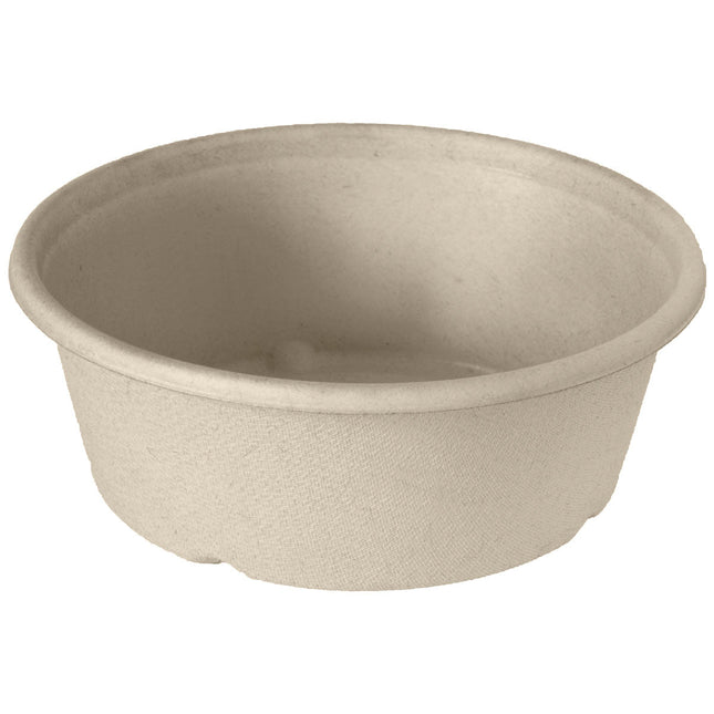 Classic Bowl 1200 ml - uncoated  Braun Bagasse 194x194x65 | Packung (40 Stück)