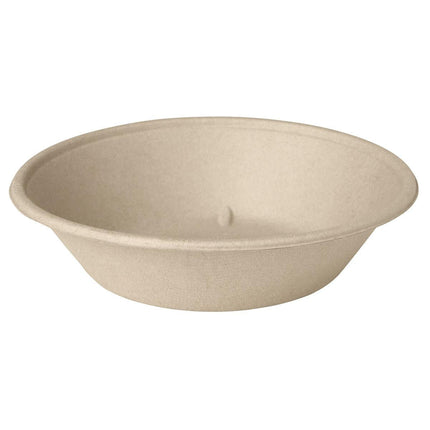 Classic Bowl 800 ml - uncoated  Braun Bagasse 194x194x48 | Packung (40 Stück)