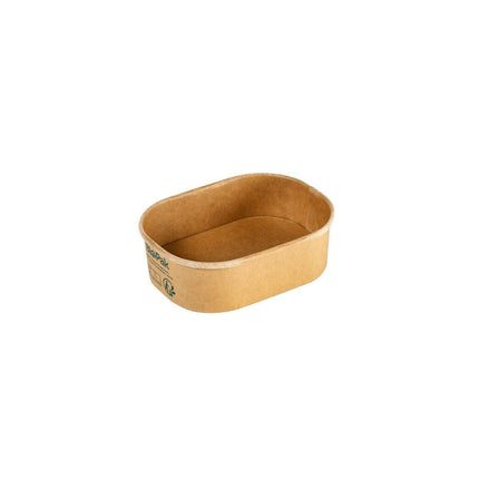 Kartonbox BRICK MINI 150 ml  Braun Karton FSC/PLA 108x80x33 | Packung (50 Stück)