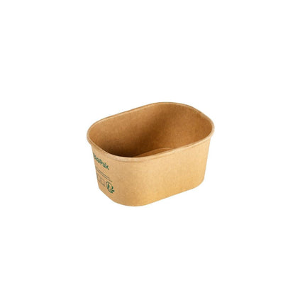 Kartonbox BRICK MINI 250 ml  Braun Karton FSC/PLA 108x80x50 | Packung (60 Stück)