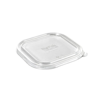 rPET Deckel BRICK LARGE 1200 ml  Transparent rPET 175x175x15 | Packung (40 Stück)