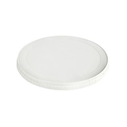 Coppa Deckel Karton 500 ml  Weiß Karton/PLA 140x140x11 | Packung (50 Stück)