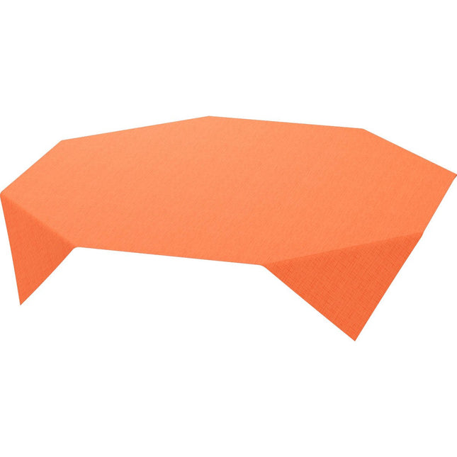 Dunisilk MD Tischdecke 84x84 cm Linnea, orange - Hochwertiger Stoff | Packung (20 Stück)