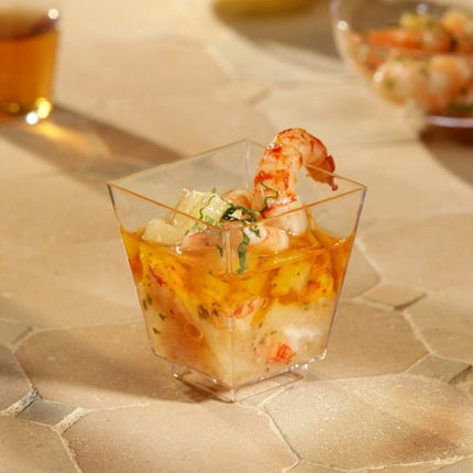 Starpak 50 Fingerfood - Schalen, PS glasklar