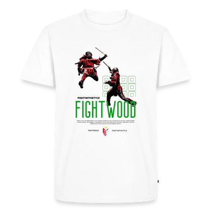 Fightwood Premium T-Shirt – Escrima | Kali | Arnis – Männer Shirt in Hell