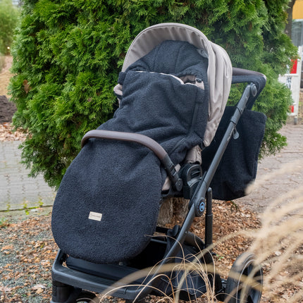 Winterfußsack Teddystoff Bouclé – für Kinderwagen & Autoschale