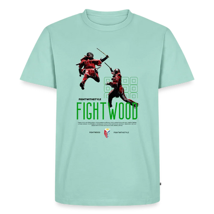 Fightwood Premium T-Shirt – Escrima | Kali | Arnis – Männer Shirt in Hell
