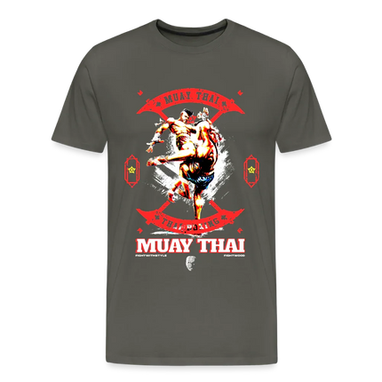 Fightwood Fightwithstyle Muay Thai - Männer Premium T-Shirt