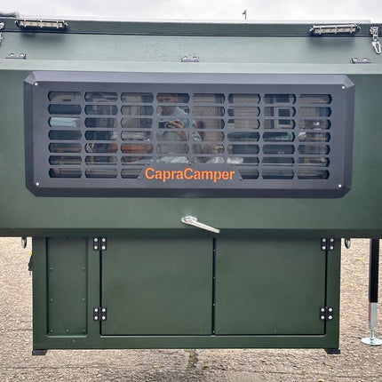 Capra Camper Offroad – Pickup-Wohnkabine Vollausstattung in Grün – Ansicht 2