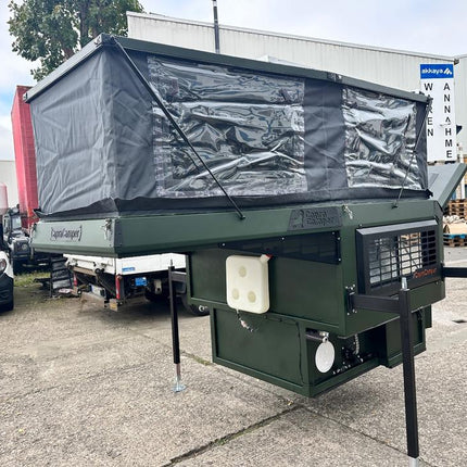 Capra Camper Offroad – Pickup-Wohnkabine Vollausstattung in Grün – Ansicht 8