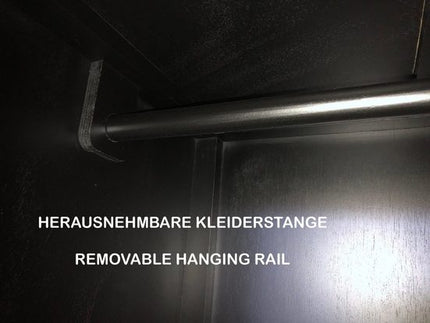 Vintage Asia Chinesischer Schrank Hochzeitsschrank Kommode Schwarz - Art. A502/black