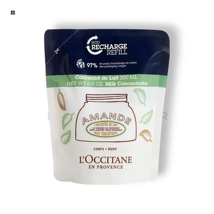 L`Occitane Milk Concetrate Refill with almond oil