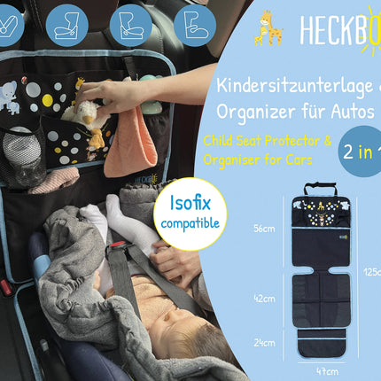 Kinder Autositz Sitzauflage Baby Tiere Mama